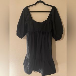 Black baby doll dress